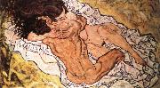 Egon Schiele, the embrace